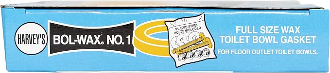Harvey BOL-Wax No. 1 Wax Gasket W/Brass Plated Bolts - Image 4