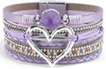 VIBILIA Boho Leather Wrap Bracelets for Women Multi-Layer Bracelets with Strong Clasp Jewelry for Women