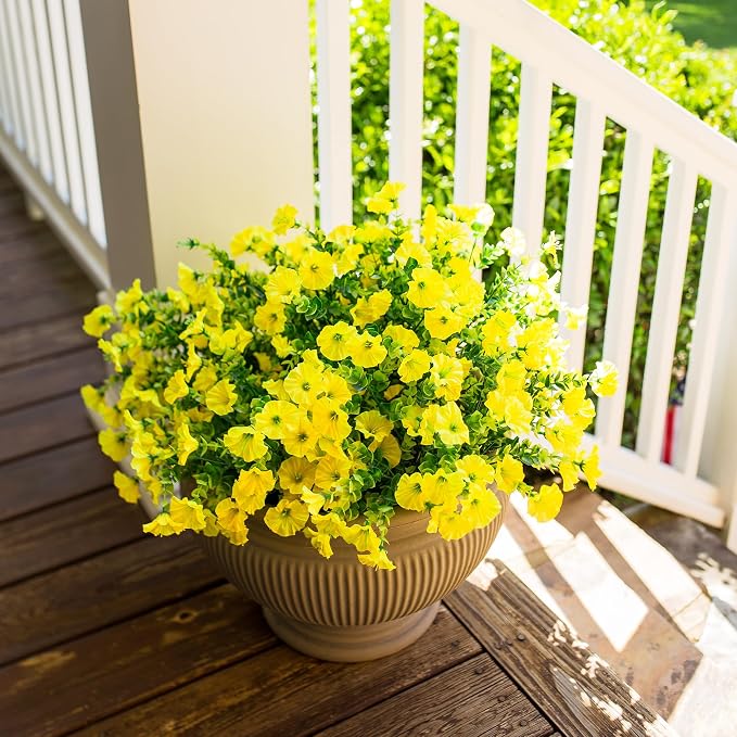 Artificial Flowers for Outdoors Fake Flowers Plants for Spring Summer Decor - Image 2
