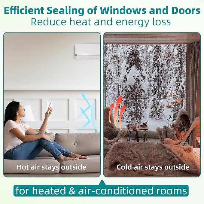 2Pcs×26 Ft V Shape Weather Stripping Door Seal - Image 8