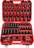 Master 1/2" Drive Impact Socket Set, 67-Piece Standard & Deep Master Impact by SEDY