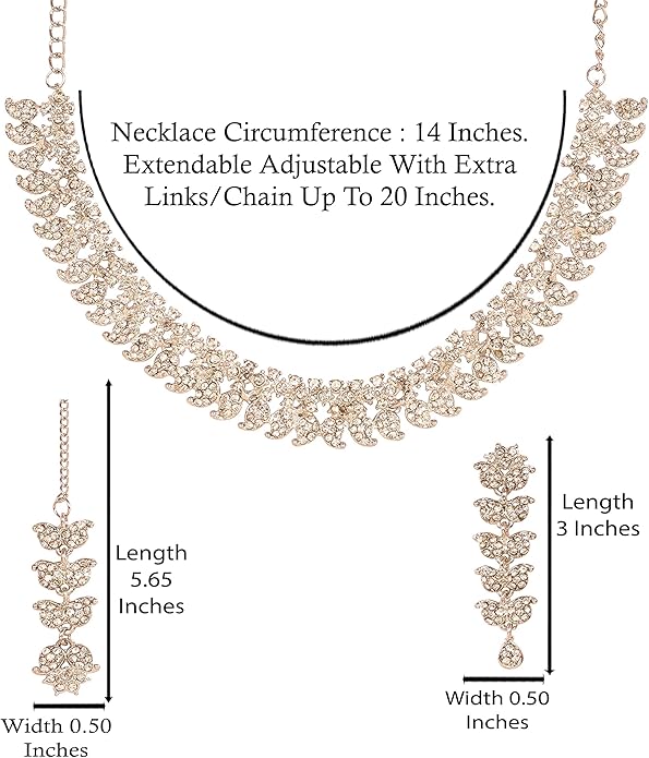 Touchstone Indian wedding jewelry set gold traditional necklaces for women statement rhinestone sets hollywood glamour style crystal stone bridal costume golden necklace
