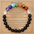 Strong Healing Crystal Bracelet 8MM Genuine Stone Bracelet Lucky Beaded Bracelet Chakra Bracelet 6.5 inch Positive Energy Inspirational Gifts for Women Mom