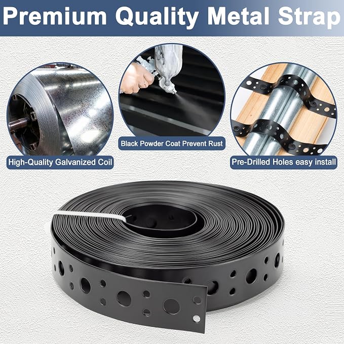 2Pack Metal Strap 1-Inch x 33FT 0.6mm Thickness - Image 3
