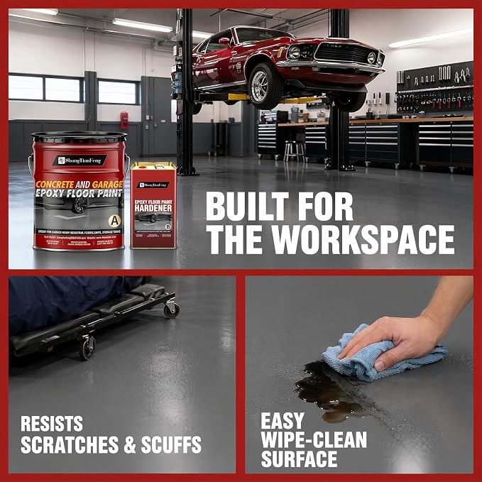 4 Gallon Epoxy Floor Paint kit - Image 6