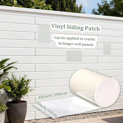 Vinyl Siding Repair Kit, Bathtub Repair Kit White Crack Hole Repair Siding - Image 3
