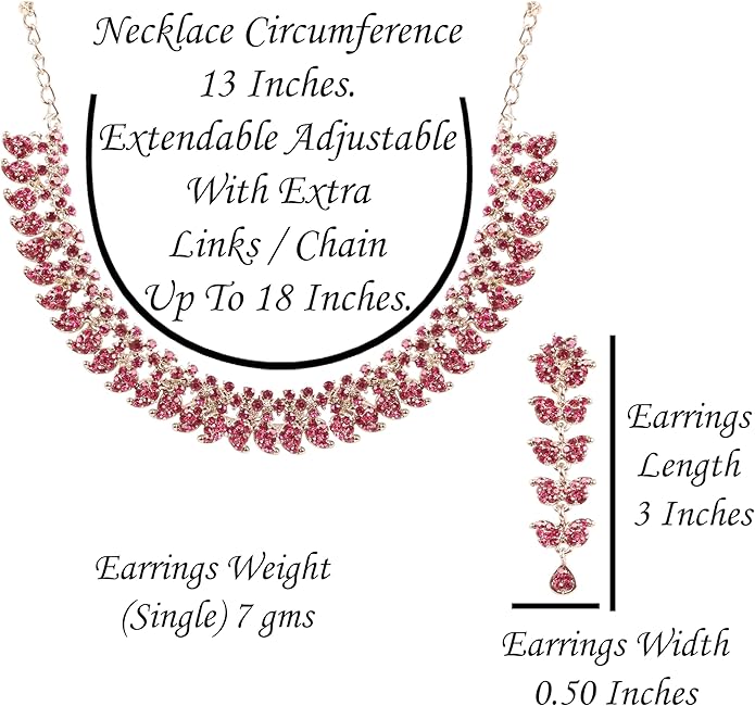 Touchstone Indian wedding jewelry set gold traditional necklaces for women statement rhinestone sets hollywood glamour style crystal stone bridal costume golden necklace