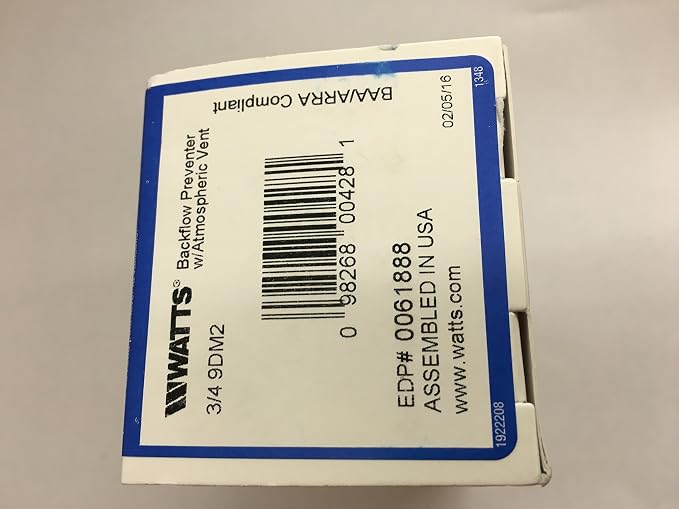 Watts 9D 3/4" Brass Dual Check Valve Backflow Preventer Union Female NPT - Image 3