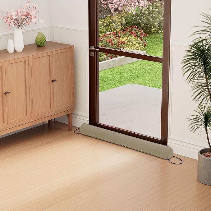 34 Inch Door Draft Stopper, Blocks Hot Cold Air - Image 2