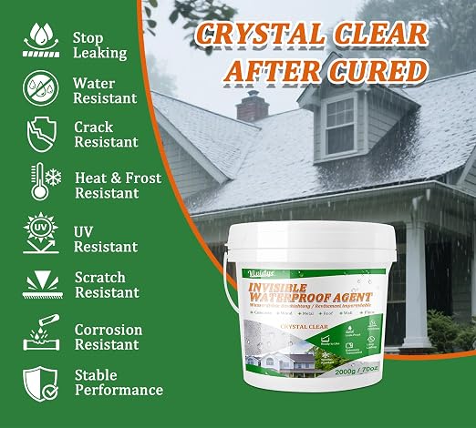Transparent Waterproof Sealant for Repairing Leaks 70oz | Waterproof coating - Image 4