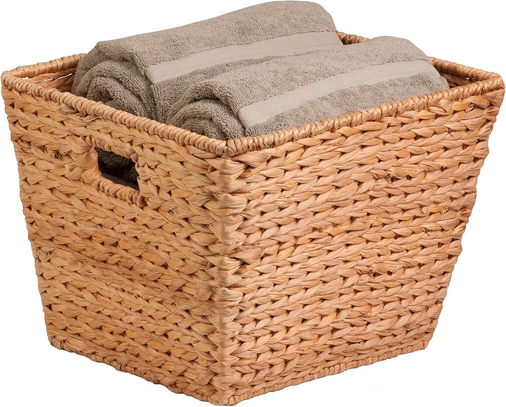 Honey-Can-Do Natural Water Hyacinth Tall Storage Basket by Honey-Can-Do