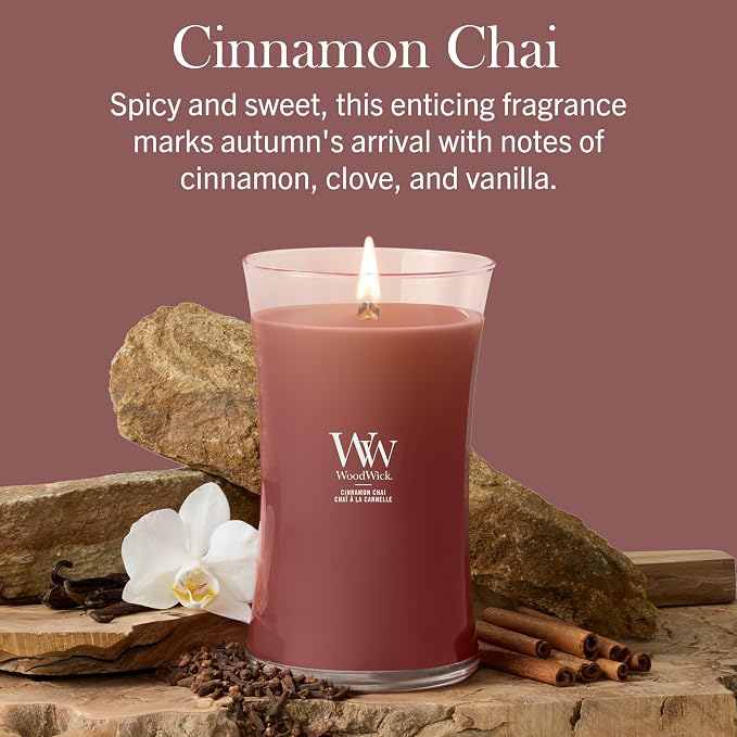 WoodWick Cinnamon Chai Holiday Candle Gifts - Image 2