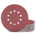 9 Inch 10 Holes Sanding Disc 60 Grit Drywall Sandpaper 30PCS by Awutzut