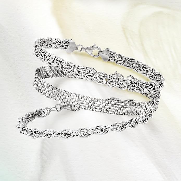 Ross-Simons Jewelry Set: 3 Link Bracelets