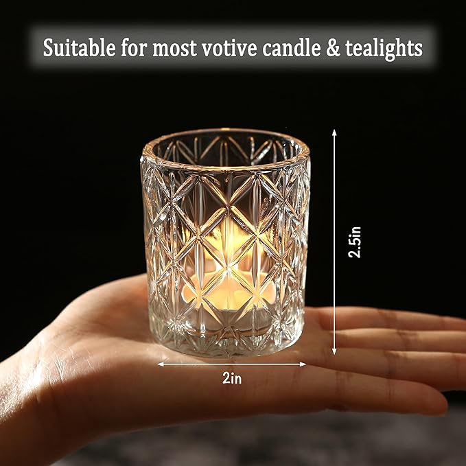 36 Pack Votive Candle Holders, DIY Wax Filling Tealight Candle Holders | - Image 4