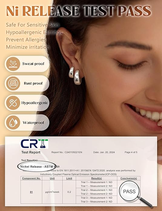 14K Gold Plated Hoop Earrings Set for Women - 3Pairs Chunky 14K Gold Plated Silver Huggie Earrings Small Earrings Lightweight Hypoallergenic MultiColored CZ Hoop Earrings Stacks for Multiple Piercing