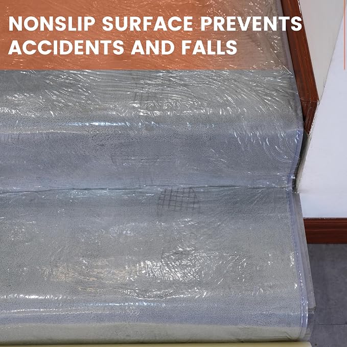 TAPEBEAR Carpet Protection Film 24" x 200' Carpet Cover 400 Sq.Ft - Image 6