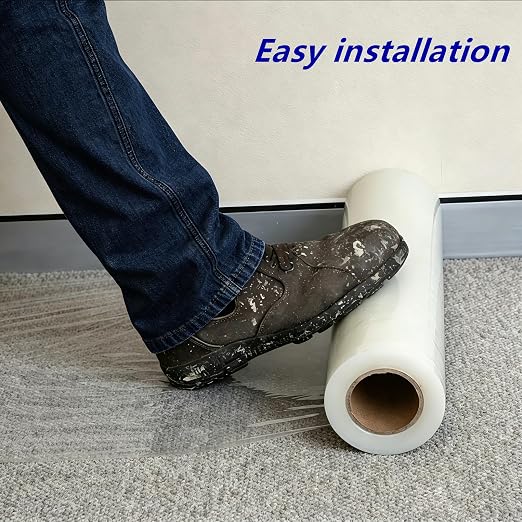 YADI Carpet Protection Film Adhesive, Rug Carpet Protective Roll - Image 3
