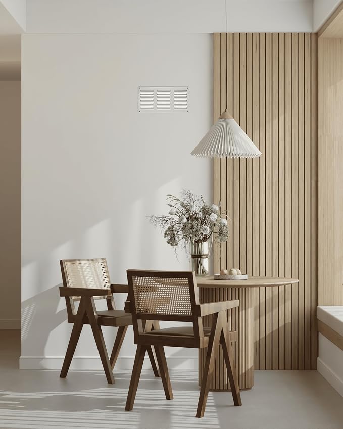 12 x 6 Inch White Galvanized Steel Return Air Register Vent Cover, AC Vent Cover - Image 7