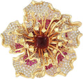 Brooch Pins For Women Fashion, Flower Brooches Jewelry For Women Floral Series Brooches And Pins Designer Lady's Costume