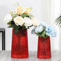 Ribbed Flower Vases Set of 2, Flower Vase by MARTAGE