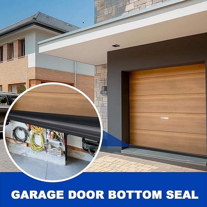 DGSL Garage Door Bottom Seal, 5/16 T-End Rubber Weather Stripping, 12 FT | U+O - Image 8