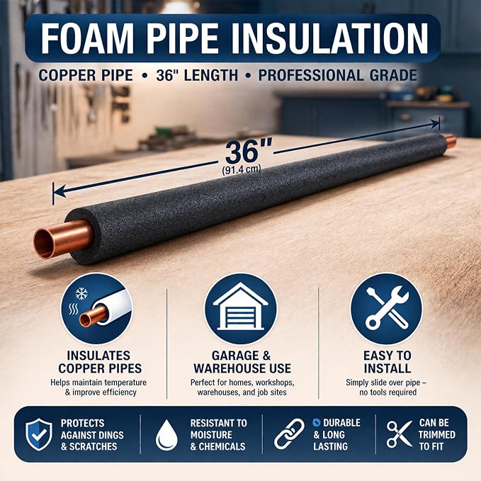 Foam King Foam Pipe Insulation Foam Tube - Image 7