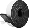 Self Adhesive Foam Tape Weatherstrip 2In x 1/2In x 6.5Ft High Density Foam by Kikerike