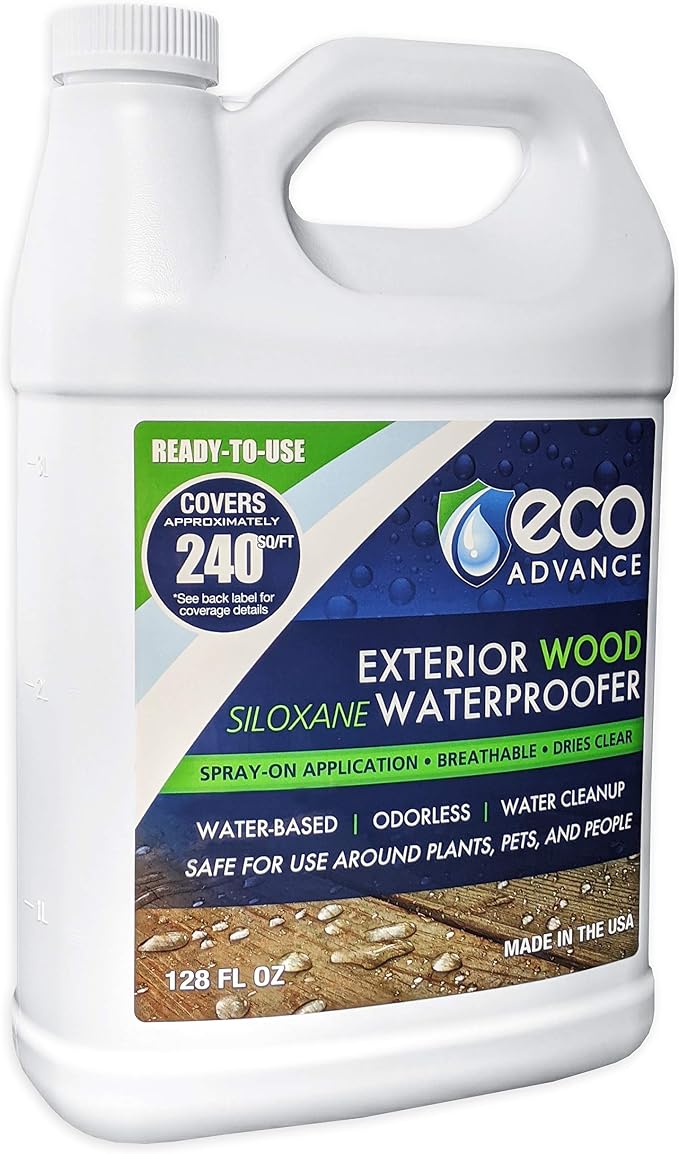 Exterior Wood Siloxane Odorless Spray-On Application Waterproofer, Waterproof by ECOADVANCE