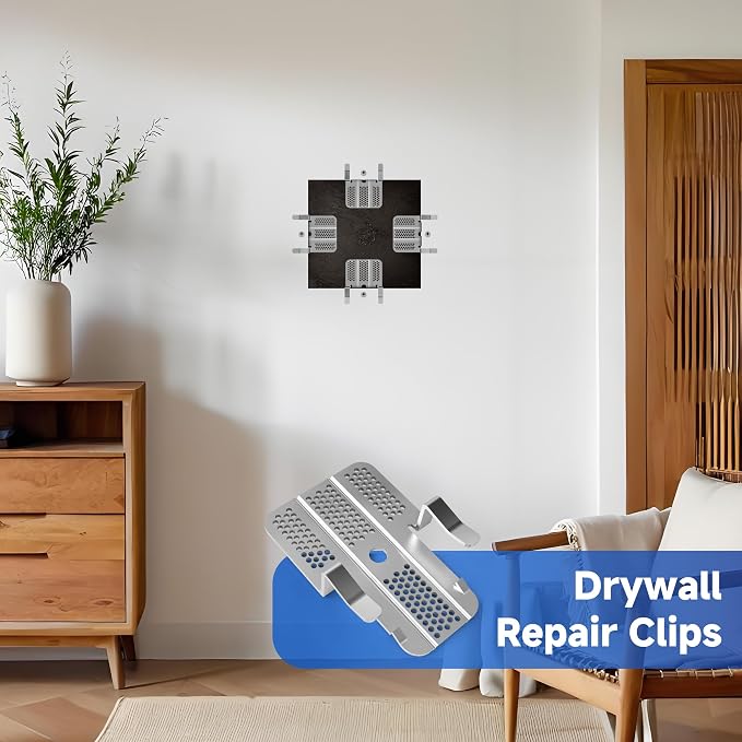 32 Pack Drywall Repair Clips, 64 Screws - Image 7