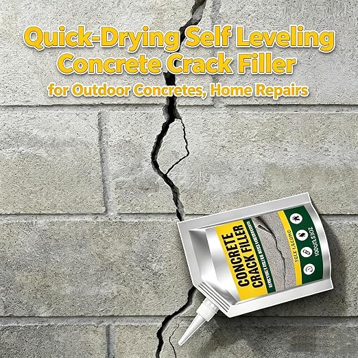 Waterproof Concrete Crack Filler & Sealant, Heavy Duty Concrete Crack Repair - Image 3