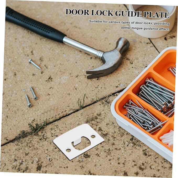 Veemoon Replacement Lock Strike Plate Stainless Steel Door Strike Plate Door - Image 5