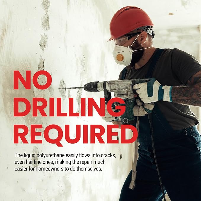 PRO Foundation Crack Repair Kit – Polyurethane Crack Injection Foam - Image 4
