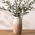 Dobbyby Ceramic Flower Vase 12 inch Farmhouse Rustic Vase Decorative Pottery by Dobbyby