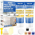 Tile, Marble and Granite Repair Kit, Fix Holes Dents Defects | 160g/5.64oz by VIKEYTIM