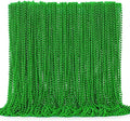 144PCS St Patricks Day Necklace, St. Patrick's Day Bead Accessories Bulk, Irish Saint Patrick Day Beads Necklaces, Parade Throw Accessories for Mardi Gras St. Patricks Christmas Decorations