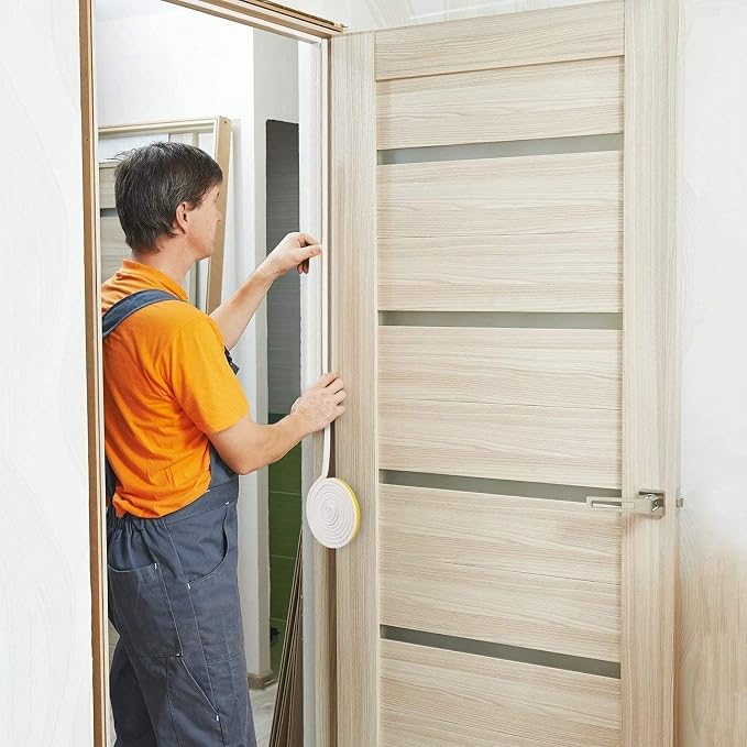CloudBuyer Door & Window Weather Stripping, Soundproof Insulation Seal Strip - Image 6