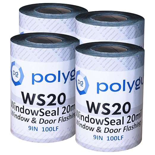 POLYGUARD WindowSeal Window and Door Flashing Tape, 9 in x 100 ft Roll by POLYGUARD