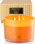 Luxury Pumpkin Soy Candle | Large 3 Wick Jar Candle | Halloween & Fall Decor | by 96NORTH%C2%AE