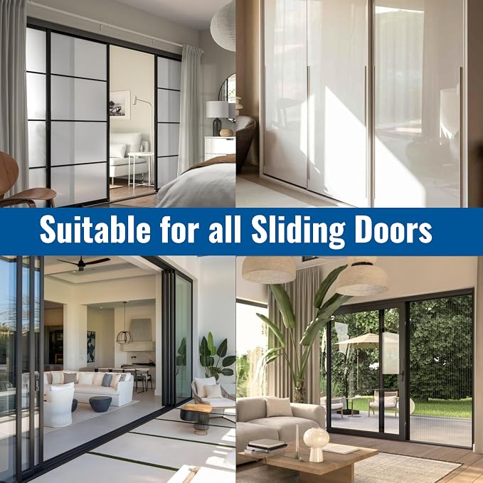 KC Hardware Vinyl Sliding Door Bottom Track, Sliding Door Track Replacement - Image 5