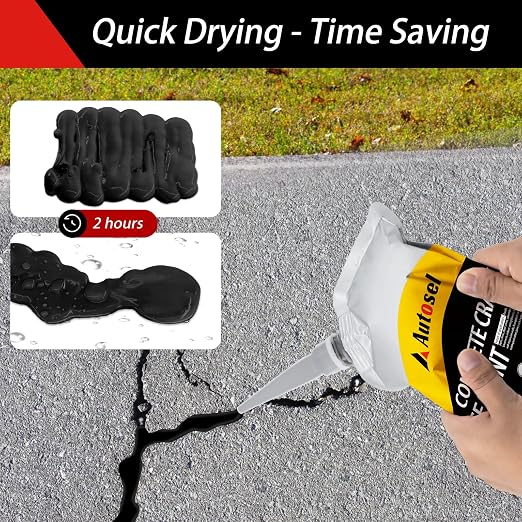 6 Pack Concrete Repair Filler – Heavy-Duty Cement Crack Filler - Image 4
