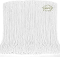 240PCS White Beads Necklace, Mardi Gras Beads Stuff Accessories, 33" 6mm Round Holiday Necklace Decorations Bulk, White Bead for Wedding Birthday School Celebrations Parade Throws