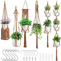 SFENNGPET Macrame Plant Hangers, handmade macromay plant hangers, indoor flower by SFENNGPET