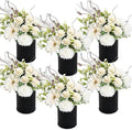Ivory White & Rose Gold Flower Table Centerpieces, Baby Shower, Events by DIYDOFUN