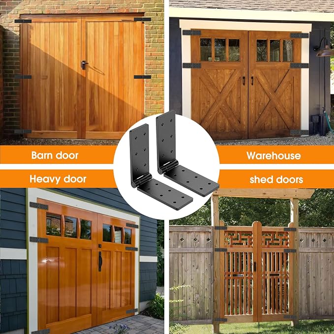 Pisman Heavy Duty Gate Hinges 270° Adjustable, butt folding hinge - Image 6