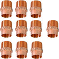 EZ-FLUID 1/2" C X MIP LF Copper Male NPT Adapter Pressure Copper Fittings by EZ-FLUIDPlumbingProducts