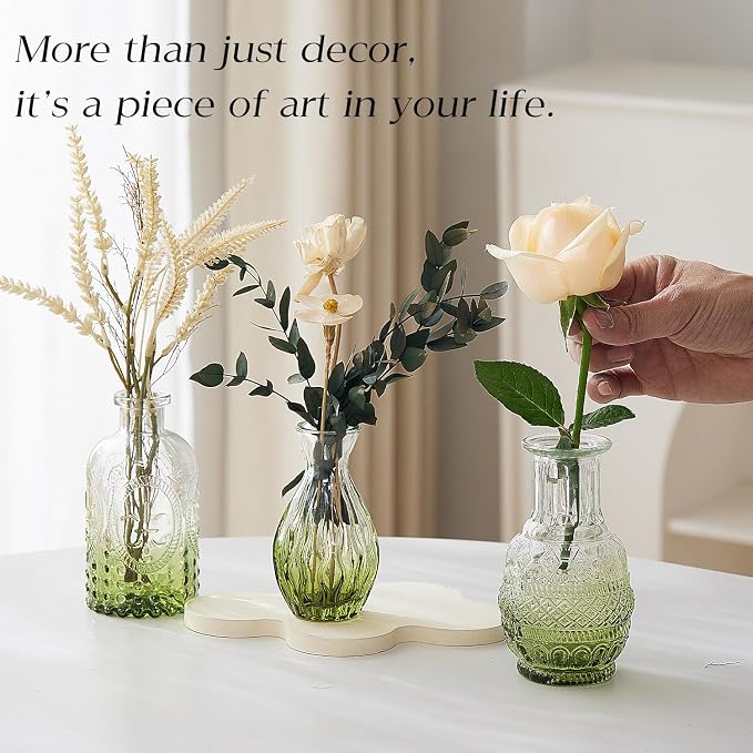 Glass Bud Vase Set of 20 - Image 2