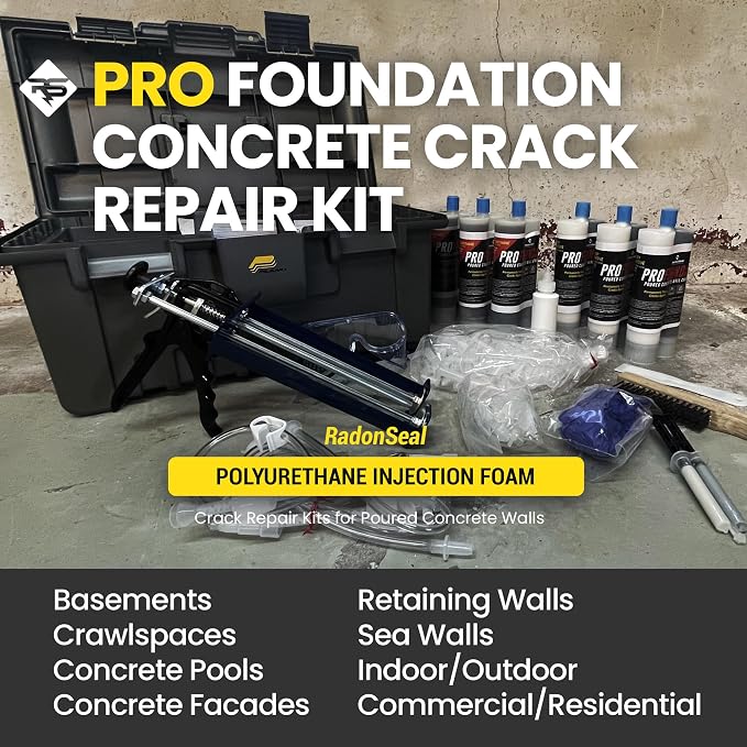 PRO Foundation Crack Repair Kit – Polyurethane Crack Injection Foam - Image 2