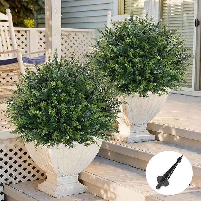 Artificial Plants Outdoor, Fake Bushes, Waterproof, Easy Installation, Ground - Image 2