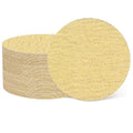 HARFINGTON 50 Pcs 3 Inch Sanding Discs 80 Grit Yellow Aluminum Oxide | Hook and by HARFINGTON
